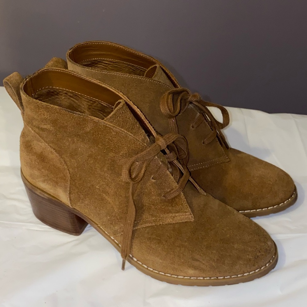 Susina Suede Block Hill Booties